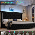 Keyluv Queen Smart LED Bed Frame - Image 4