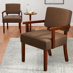 FAGAGA Corduroy Accent Chair Set of 2 by FAGAGA