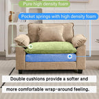 Oprisen Modular Sectional Sofa, Comfy Cloud Couch Sectional Sofa, Chenille Sofa - Image 3