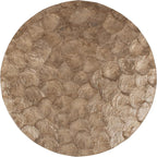 East at Main Capiz Shell Side Table – Tea Brown Accent Table, Small Decorative - Image 5