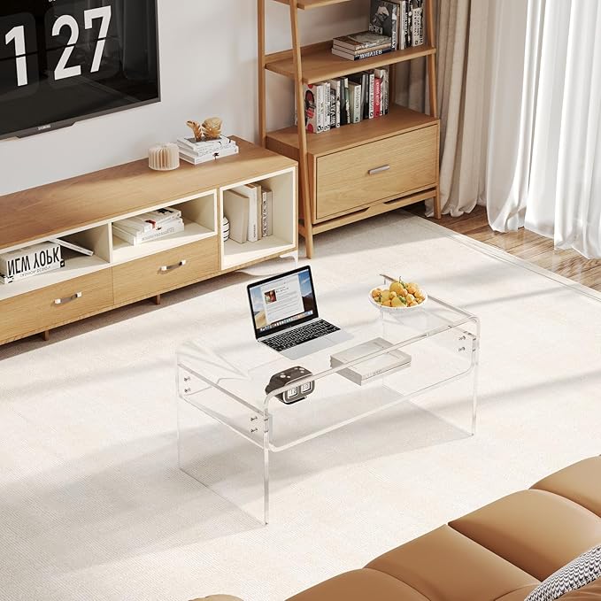 Acrylic Coffee Table, Modern Tea Table - Image 5