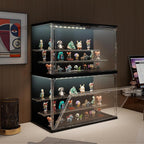 2PCS Clear Display Case for Collectibles, 3-Tier Adjustable Display Case - Image 6