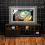 JUMMICO TV Stand, Entertainment Center LED Gaming TV Stand - Image 6