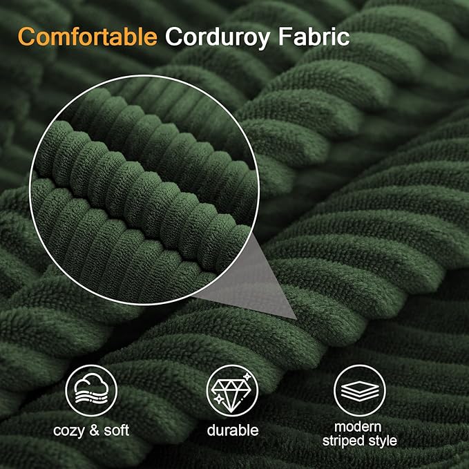 COMAX Futon Sofa Bed, Convertible Folding Sofa Bed, Boneless Couch Loveseat - Image 7