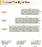 RELEANY Area Rugs 2'x8' Runner Rug Non Slip Washable - Image 2