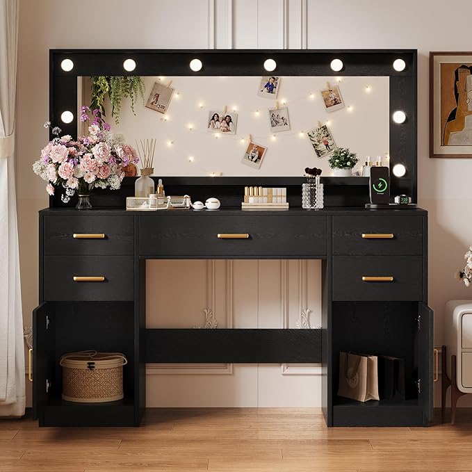 TOKSOM 44.8" Large Vanity Desk - Image 8