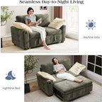 Ihanherry 59-inch Convertible Sofa Bed, Pull Out Sleeper - Image 3