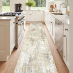 RELEANY Washable Area Rugs 2'x10' Non-Slip Modern Abstract Soft - Image 2