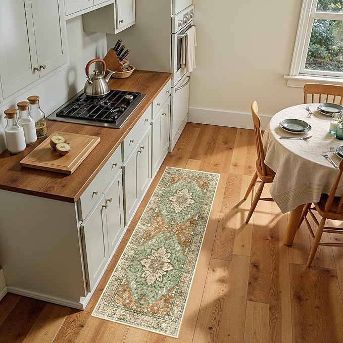 RELEANY Area Rugs 2'x5' Runner Rug Non Slip Washable - Image 2