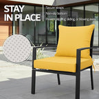 22x22 Inch Patio Chair Cushions Set of 2, Outdoor Furniture Cushions - Image 5