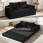 COMAX Futon Sofa Bed, Convertible Folding Sofa Bed, Boneless Couch Loveseat by COMAX