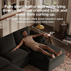 Novilla Modular Cloud Couch, Modern Sectional Sofa - Image 13