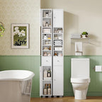 TEENFON Bathroom Cabinet, Narrow Bathroom Storage Cabinet - Image 3