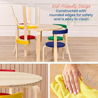 ECR4Kids Bentwood Table and Curved Back Chair Set, Kids Furniture - Image 5
