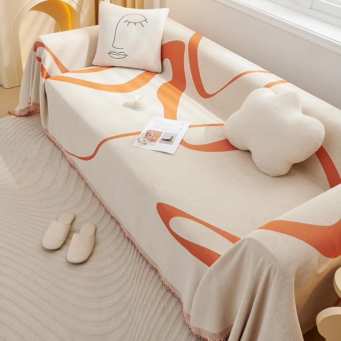 VClife Couch Cover for Sofa Washable Plush Sofa Cover Slipcover - Image 9