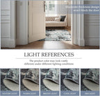 RELEANY Washable Area Rugs 6ft Non-Slip Modern Abstract Soft - Image 7