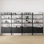 Nathan James Jasper 3-Shelf Solid Wood Boho Bookshelf, Wall Mounted Bookshelf by NathanJames
