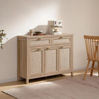 SICOTAS Rattan Sideboard Buffet Cabinet - Image 9