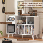 LELELINKY Large 48'' Record Player Stand - Image 4