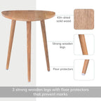 MH London Bond Wooden Triangle End Table - Image 5