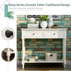 Merax Wood Sofa Table Console Table, Entryway Table Traditional Design - Image 6