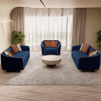 1-Piece Luxury Velvet Sofa Set for Living Room, Elegant Design Couch Set - Image 9