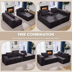Modular Sectional Sofa Couches L-Shape Couch 3 Seat Modular Sofa Memory Foam - Image 8
