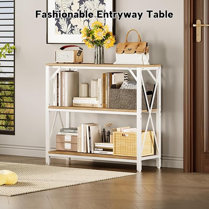 Homeiju Console Table 31.5" Width, 3-Tier Entryway Table - Image 2