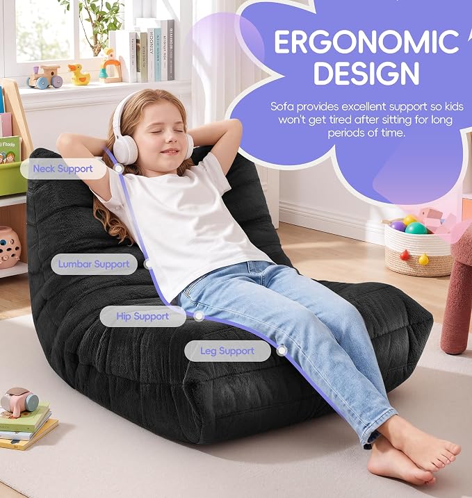 Hobestluk Small Bean Bag Chair - Image 4