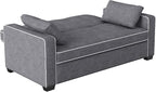 Serta Ainsley 66.5" Convertible Sleeper Loveseat, Full Size, Dreamcoil Comfort - Image 9