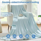 OIGAE Cooling Blanket for Hot Sleepers - Image 3