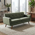 Tbfit 65" W Loveseat Sofa, Mid Century Modern Couches Love Seats by TBfit