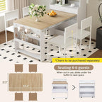 HRVEOCEI Folding Dining Tables for Small Spaces, Buffet Cabinet - Image 6
