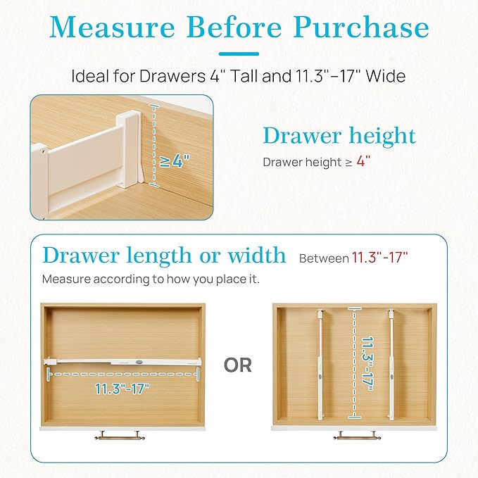 Vtopmart 12 Pack Drawer Dividers - Image 7