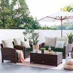 Favoyard Patio Chair Cushions 24 x 24 x 4 Inch Waterproof Outdoor Seat Cushions - Image 3