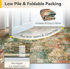 RELEANY Washable Area Rugs 5'x8' Non-Slip Modern Abstract Soft - Image 6