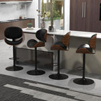civama Bar Stools Set of 6 for Kitchen Counter, Adjustable Bar Height Chairs - Image 7