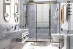 Marble Contact Paper 15.7" x 197" Grey Wallpaper Marble Peel and Stick Wallpaper - Image 4