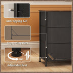 Tohomeor Dresser for Bedroom Chest of Drawers Fabric Dresser for Closet - Image 8