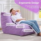 Bean Bag Chairs for Adults Giant Bean Bag Chair Memory Foam BeanBag Chair Bean - Image 5