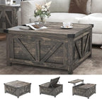 jimeimen Farmhouse Lift Top Coffee Table - Image 5
