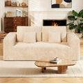 Luxanimarion 80'' Modern Cloud Loveseat Sofa, No Assembly Required Deep Seat by Luxanimarion