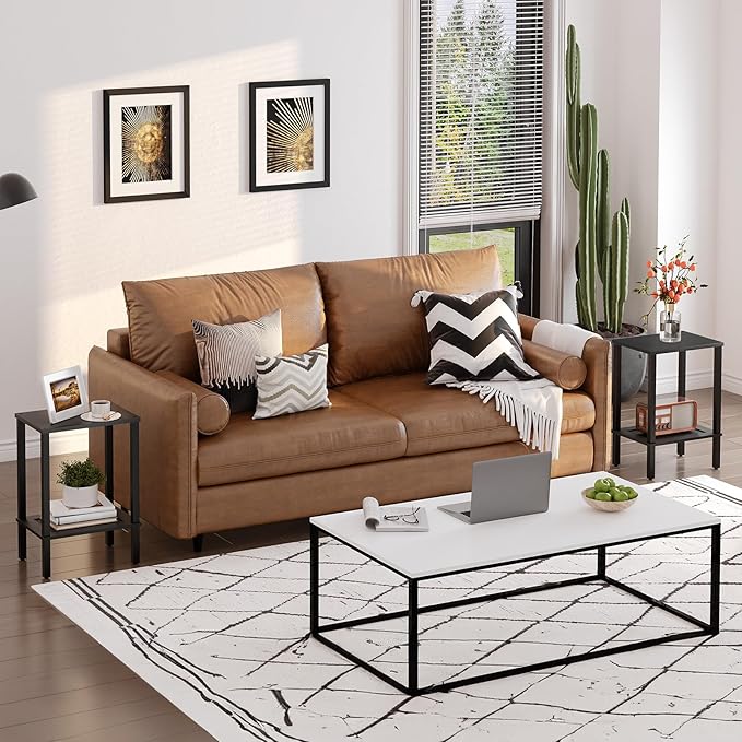 HOOBRO End Tables Set of 2, Small Side Tables - Image 5