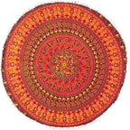 Mandala Floor Pillow Cover Meditation Cushion Seating Throw Hippie Round - Image 3