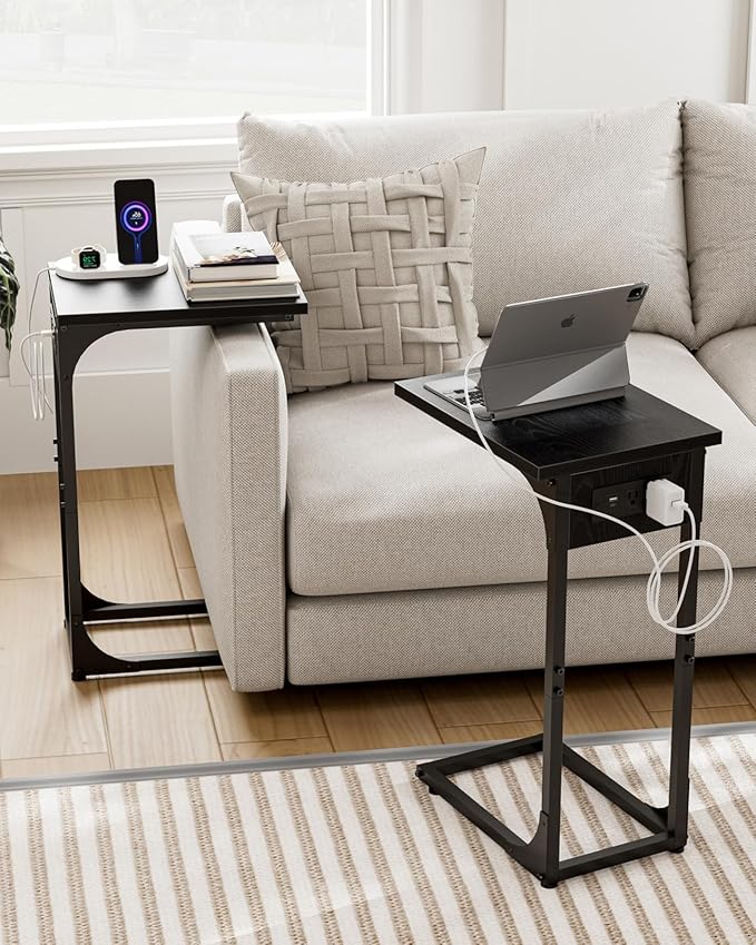 C-Shaped Side Table for Couch - Image 7