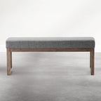 SIMPLIHOME Milltown Large Ottoman Bench - Image 4