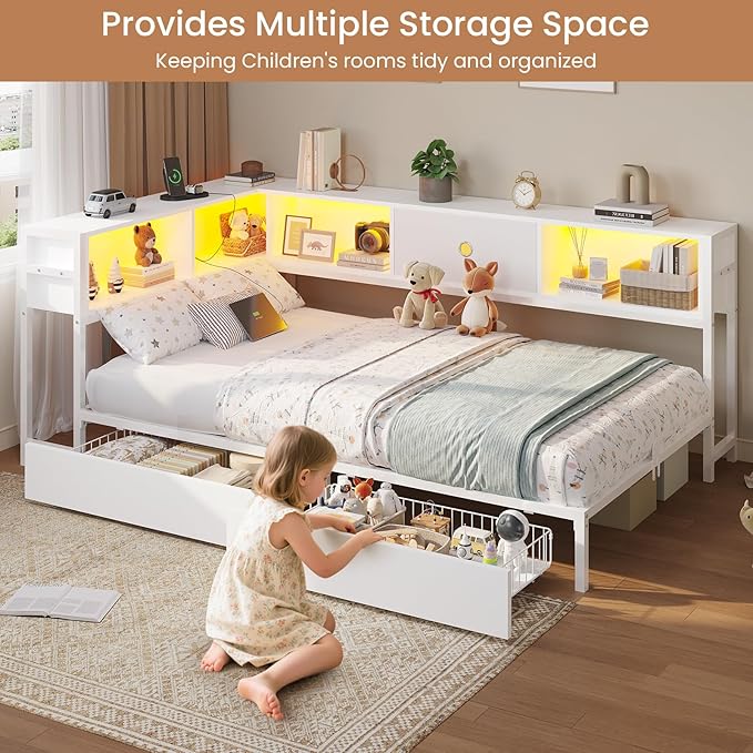 DICTAC Twin Corner Bed Frame - Image 6
