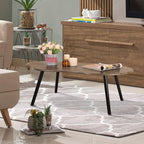 Small Coffee Table Irregular Wood Grain Desktop Coffee Tables Simple Modern - Image 6