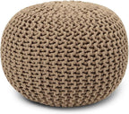 REDEARTH Round Pouf Ottoman - Image 4