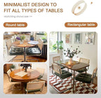 Zesthouse Natural Rattan Dining Chairs Set of 6, Modern Dining Room Chairs - Image 8
